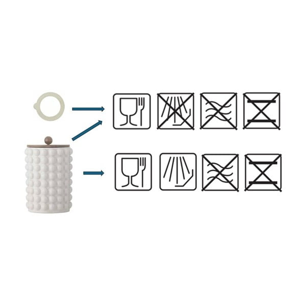 Akmensmasas konteiners cepumiem Madge – Bloomingville-image-4