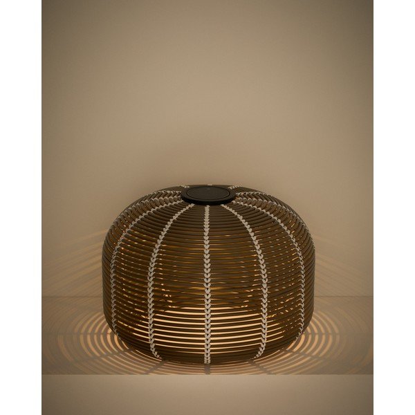 LED galda/pārvietojams āra gaismeklis ar saules baterijām/ar USB ø 50 cm Garoina – Kave Home-image-1