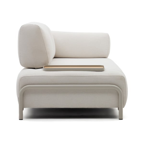 Bēšs modulārais dīvāns no šenila auduma 232 cm Compo – Kave Home-image-3