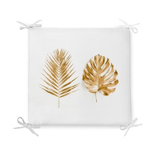 Minimālisma spilvena pārvalks Golden Leaves, 42 x 42 cm