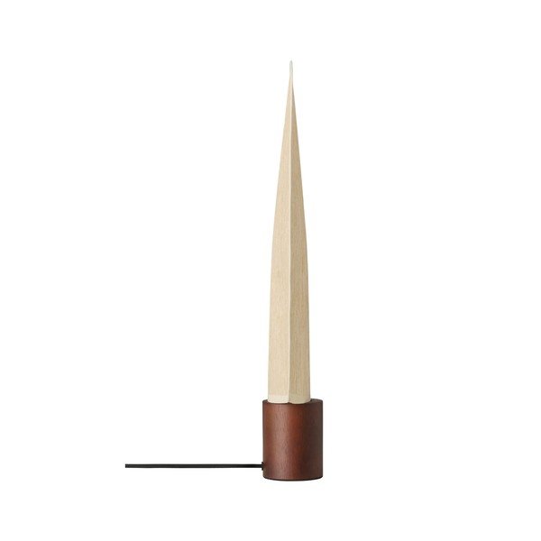 Brūna/krēmkrāsas papīra galda lampa (augstums 44 cm) Mai Le – Ellos Home-image-3