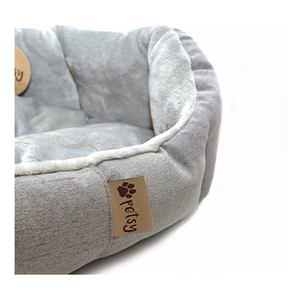 Pelēka vilnas gulta mājdzīvniekiem 65x50 cm Alík – Petsy-image-2