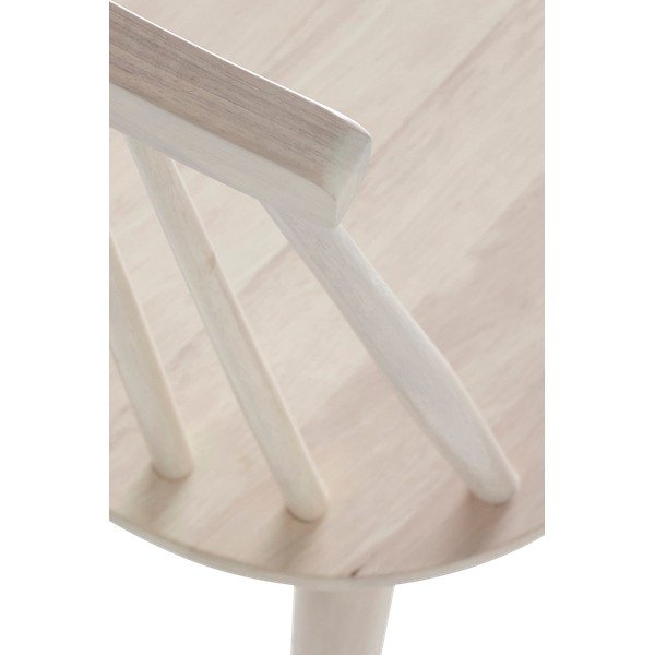 Gaiša dabīga toņa gumijkoka masīvkoka bāra krēsli (2 gab.) (sēdekļa augstums 45 cm) Jolina – Ellos Home-image-4