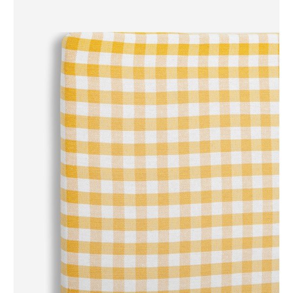 Dzeltens polsterēts gultas galvgalis 110x52 cm Marina – Really Nice Things-image-3