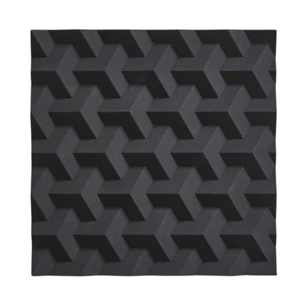 Melns silikona karstā katla paklājs Zone Origami Fold