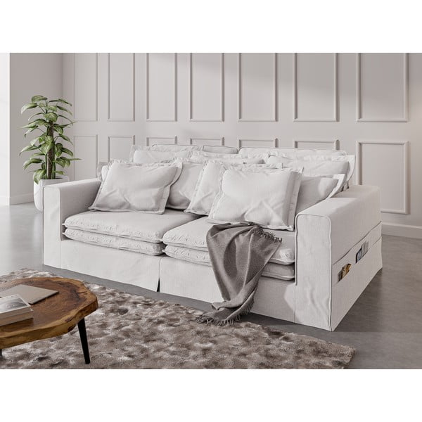 Balts dīvāns 236 cm Nora – Ropez-image-3