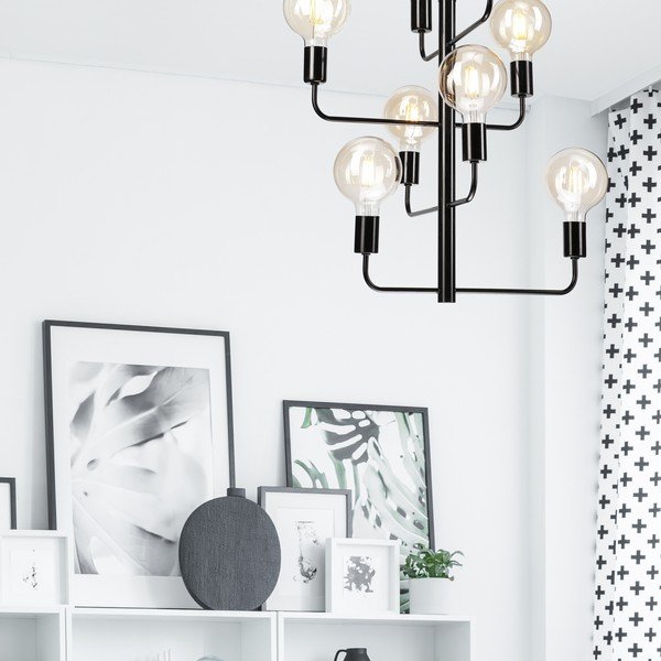 Melns piekaramais gaismeklis – LAMKUR-image-1