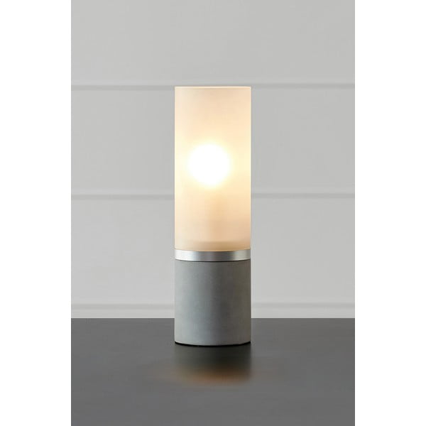 Balta/pelēka betona galda lampa (augstums 30 cm) Molo – Markslöjd-image-1