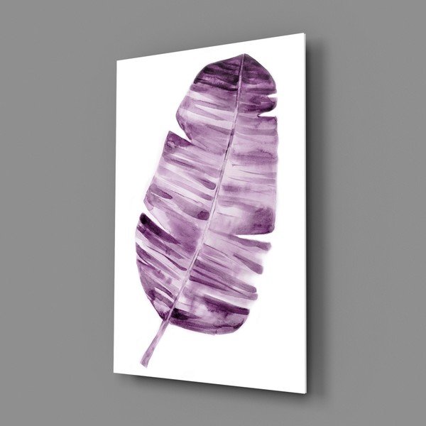Stikla glezna Insigne Lila Leaf, 46 x 72 cm-image-3