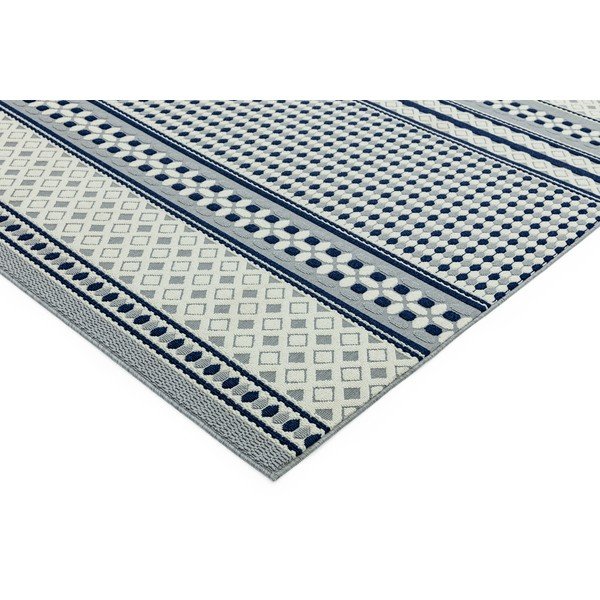 Zili balts paklājs Asiatic Carpets Geometric, 160 x 230 cm-image-3