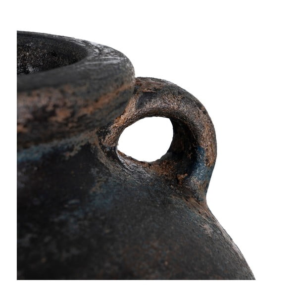 Tumši brūna terakotas augsta vāze (augstums 60 cm) Artem – Ixia-image-2