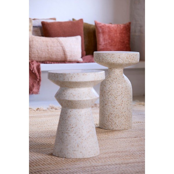 Teraco cementa apaļš sānu galdiņš ø 32 cm Moravit – Light & Living-image-1