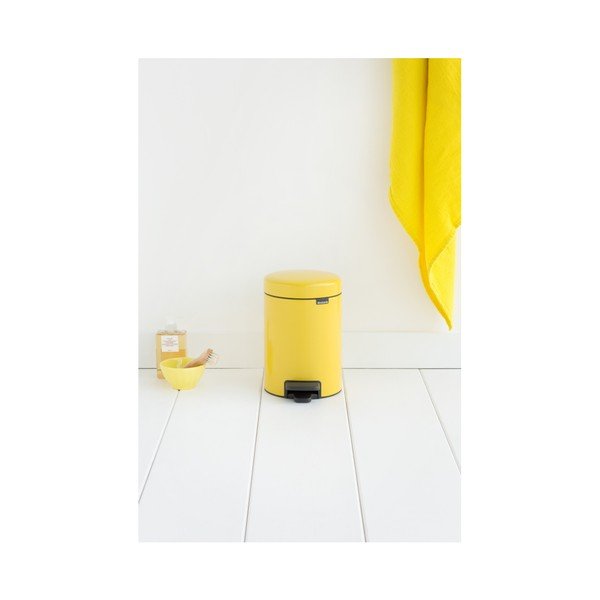 Dzeltena pedāļu tvertne Brabantia Newicon, 5 l-image-1