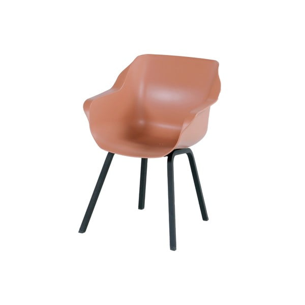 Oranži plastmasas dārza krēsli (2 gab.) Sophie – Hartman