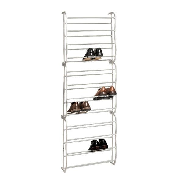 Balts metāla piekarināms apavu statīvs – Premier Housewares-image-1