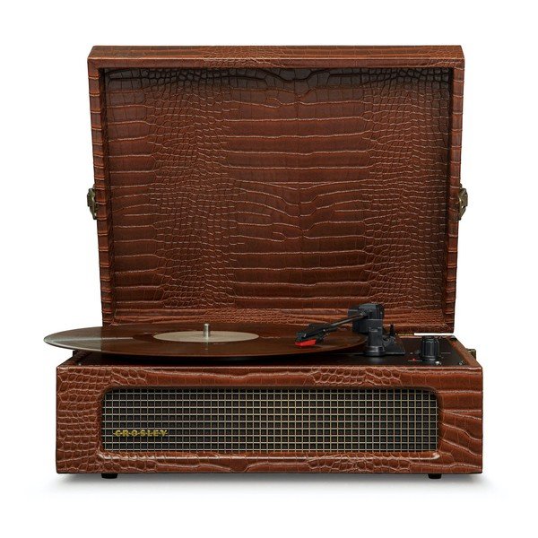 Brūns plašu atskaņotājs Crosley Voyager Croc-image-4