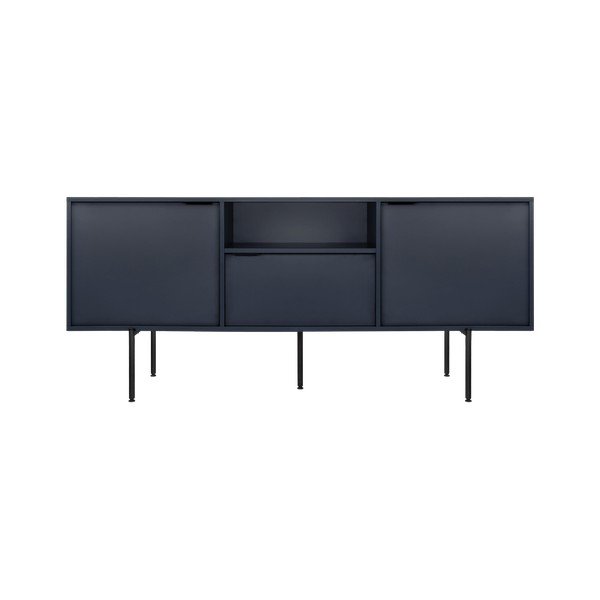 Tumši zils TV galdiņš 180x79x50 cm Bau – noo.ma-image-2