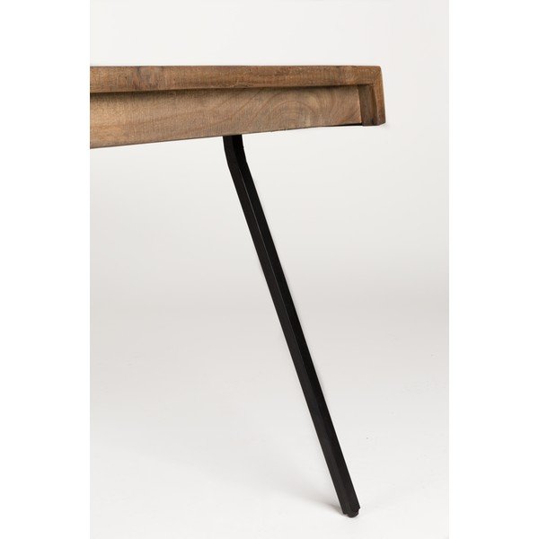 Tīkkoka masīvkoka ēdamgalds 90x180 cm Suri – White Label-image-1