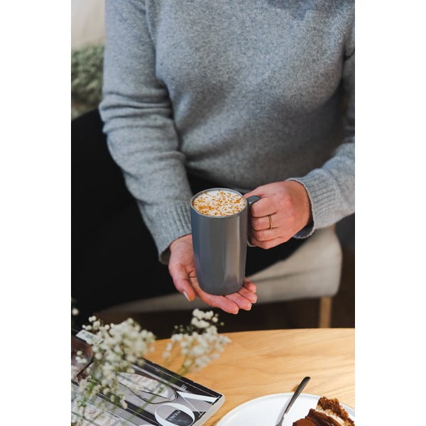 Pelēkas māla krūzes (2 gab.) 330 ml Fuori – Vialli Design-image-1