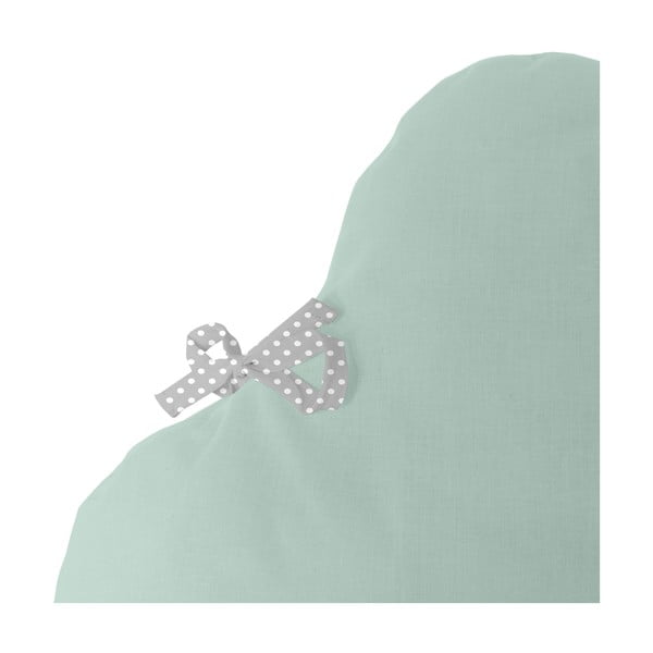 Piparmētru zaļa kokvilnas bērnu gultiņas apmale Mr Fox. Nube, 60 x 40 cm-image-3