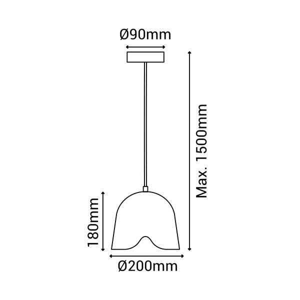 Balta piekaramā lampa SULION Paris, augstums 150 cm-image-4