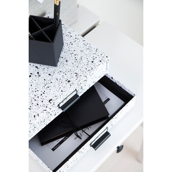 Melnbalta 2 līmeņu mapju atvilktne Bigso, 33 x 22,5 cm-image-3