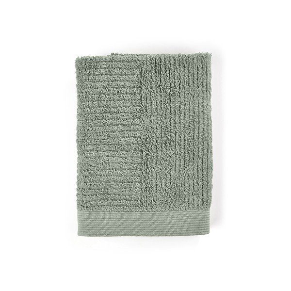 Zaļš frotē kokvilnas dvielis 50x70 cm Classic – Zone