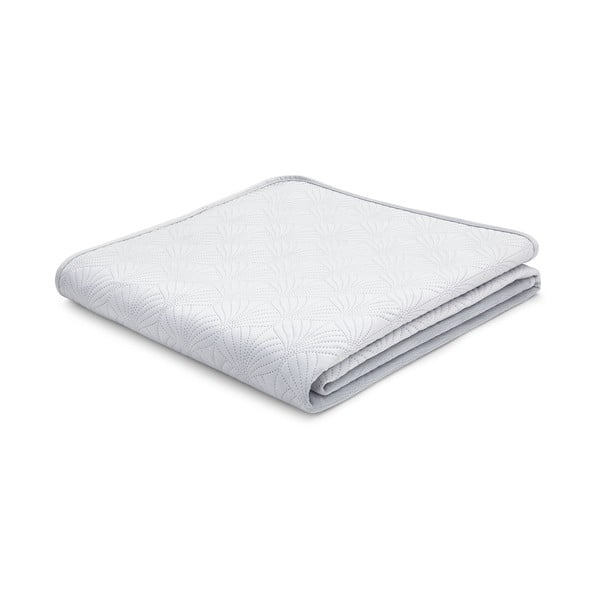 Pelēks pārklājs divvietīgai gultai 220x230 cm Art Deco Pearl – Catherine Lansfield-image-2