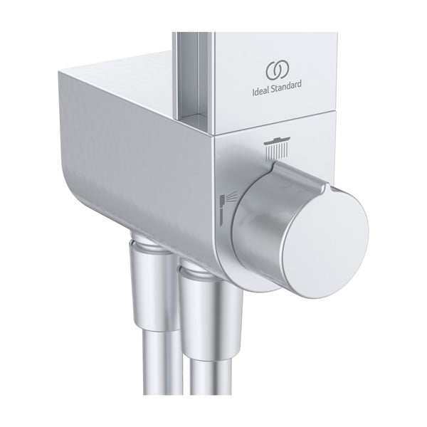 Matētas sudraba krāsas metāla dušas komplekts 110 cm ALU+ – Ideal Standard-image-2