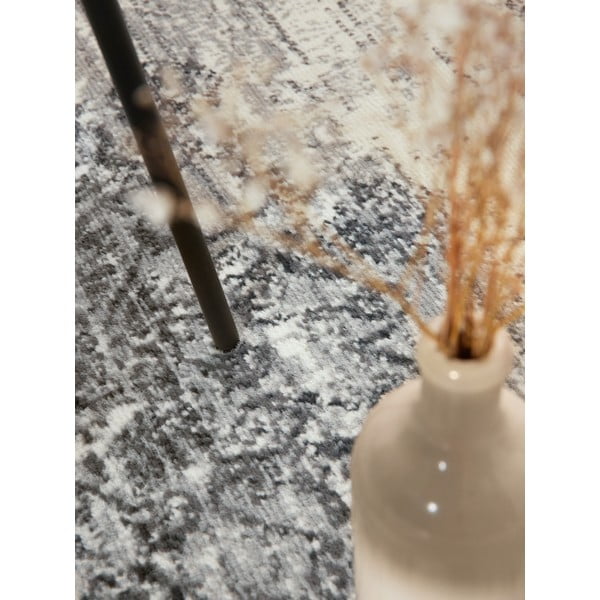 Pelēks/krēmkrāsas apaļš paklājs ø 120 cm Gloria Lydia – Hanse Home-image-4