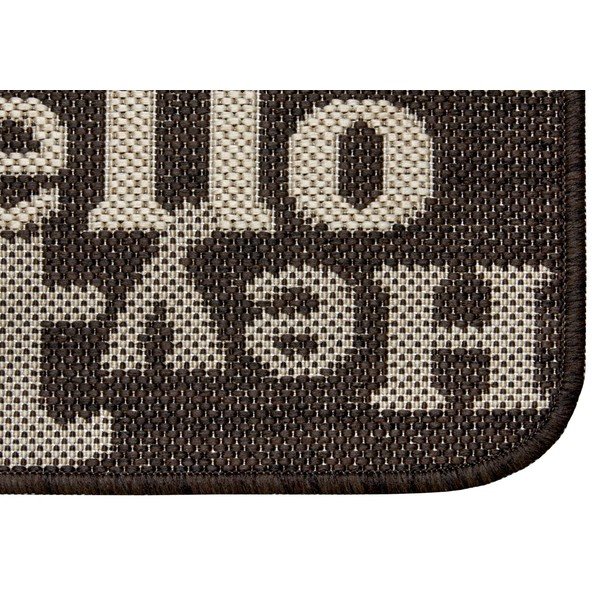 Brūns durvju paklājs Hanse Home Weave Bonjour, 50 x 80 cm-image-1