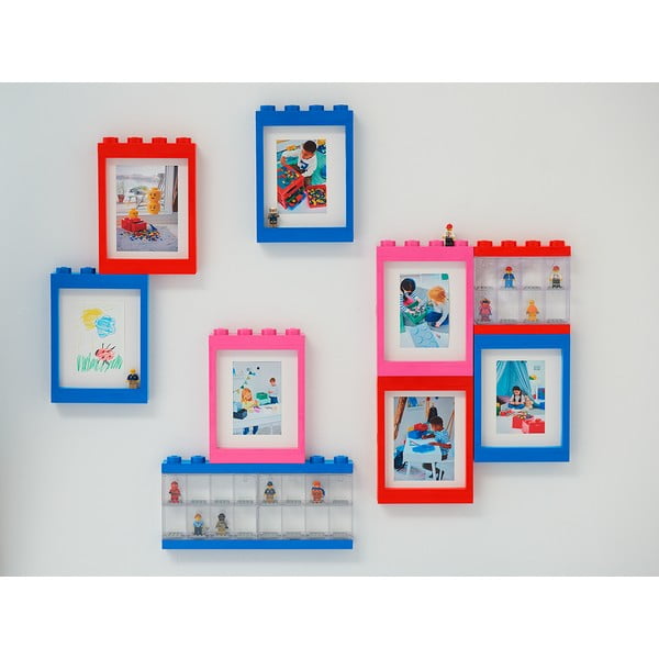 Rozā fotorāmis LEGO®, 19,3 x 26,8 cm-image-1
