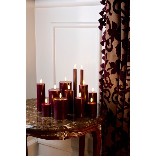 LED svece (3 gab.) (augstums 15 cm) Sille – Sirius-image-2