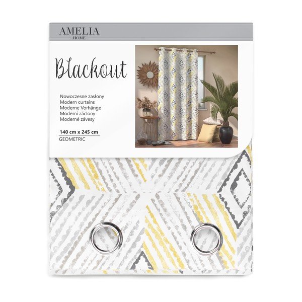 Aizkars AmeliaHome Geometric Grey, 140 x 245 cm-image-3