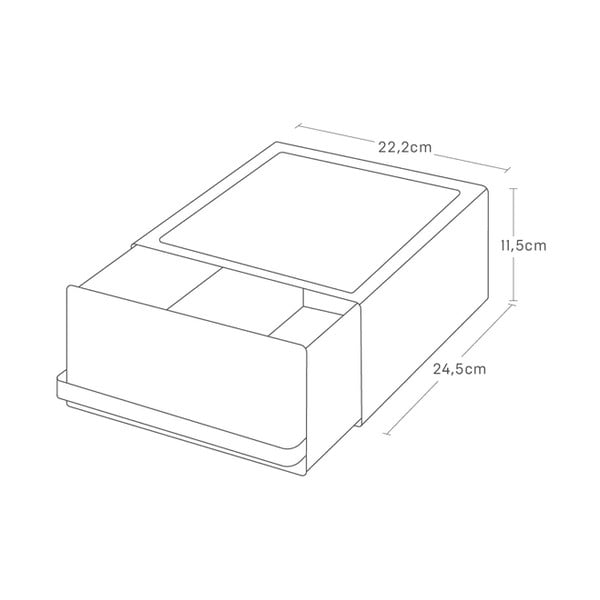 Melna tējas kaste Tower – YAMAZAKI-image-3