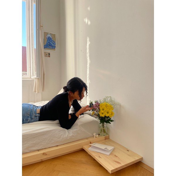 Dabīga toņa naktsskapītis (2 gab.) Dock – Karup Design-image-3