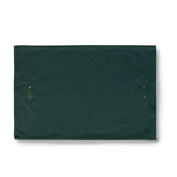 Galda paliktnis ar Ziemassvētku motīvu no kokvilnas maisījuma 30x43 cm Christmas Fable – JUNA