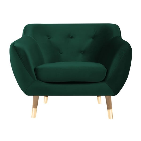 Tumši zaļš krēsls Mazzini Sofas Amelie