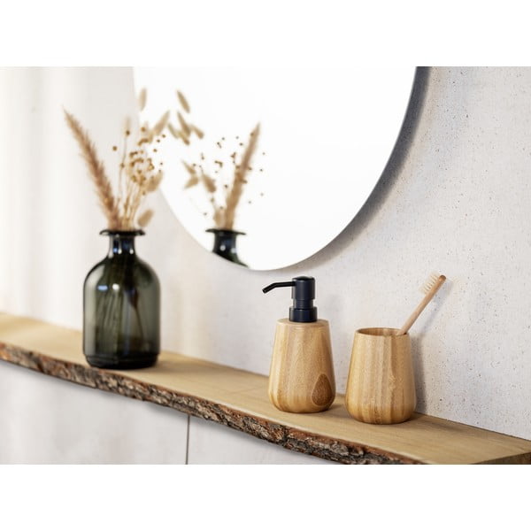 Dabīga toņa bambusa trauks zobu birstei Maru – Wenko-image-1