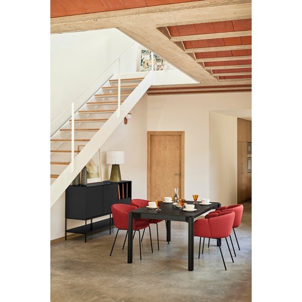 Melna kumode 166x98x45 cm Platt – Teulat-image-2