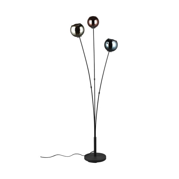 Spīdīgi melna stāvlampa (augstums 150 cm) Sheldon – Reality-image-2
