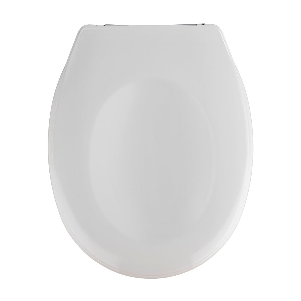 Balts viegli aizverams tualetes poda sēdeklis Wenko Savio, 45 x 37,5 cm