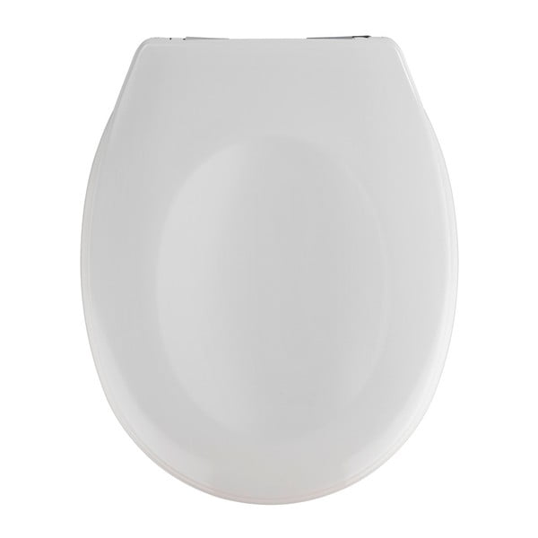 Balts viegli aizverams tualetes poda sēdeklis Wenko Savio, 45 x 37,5 cm