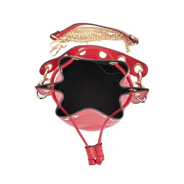 Sarkana ādas rokassomiņa Roberta M Rissio-image-2