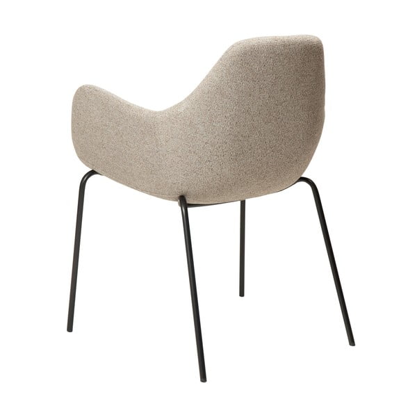 Bēšs atpūtas krēsls no buklē auduma Zimmer – DAN-FORM Denmark-image-4