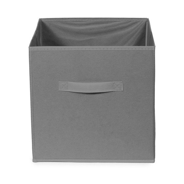 Tumši pelēka plastmasas uzglabāšanas kaste 31x31x31 cm – Compactor