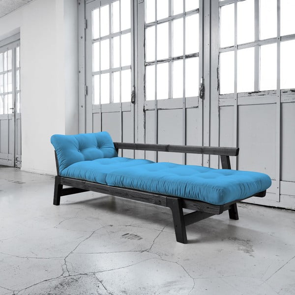 Dīvāns gulta Karup Step Black/Horizon Blue