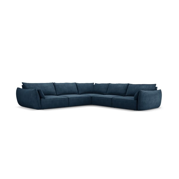 Tumši zils stūra dīvāns (maināms stūris) Vanda – Mazzini Sofas-image-2