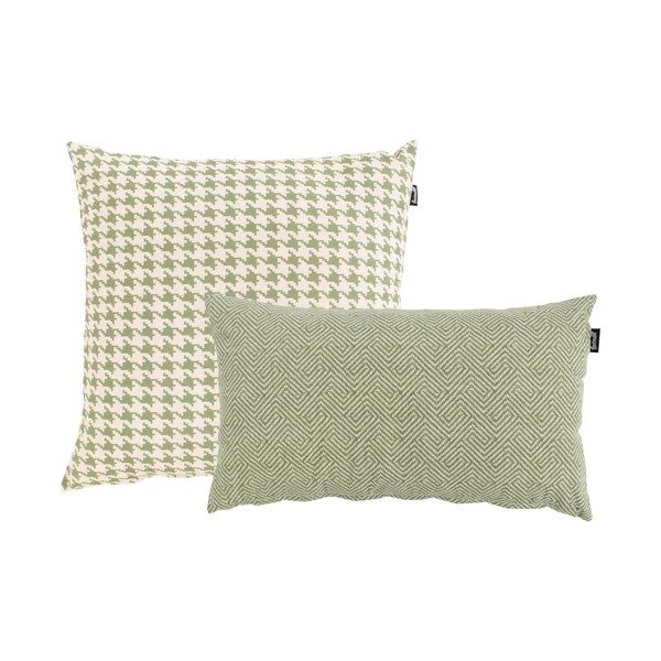 Zaļi balts āra spilvens Hartman Poule, 50 x 50 cm-image-3