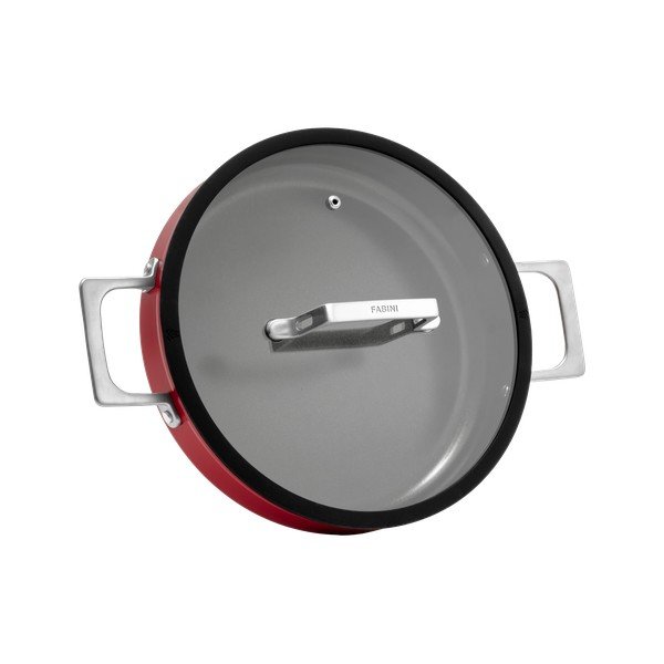 Panna ar vāku/ar keramikas pārklājumu ø 28 cm Meda 4.0 – FABINI-image-2